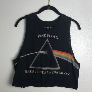 Pink Floyd crop top tank